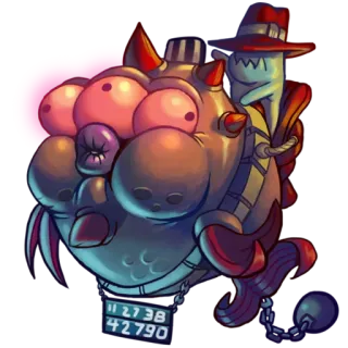 🐡 42738
42790 mostro, creatura, prigione, palla al piede, spaventoso, carcere telegram sticker