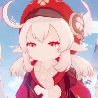 💗 Klee Genshin Impact 动漫, 游戏, 可莉, 原神, 角色 telegram sticker