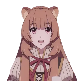 🥰 Raphtalia The Rising of the Shield Hero anime, cute, fox girl, Raphtalia, The Rising of the Shield Hero telegram sticker