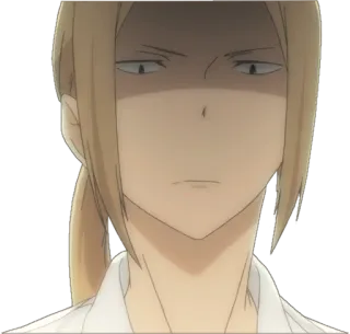 😠 Anime, Manga, Personaggio, Espressione, Infastidito, Ritratto telegram sticker