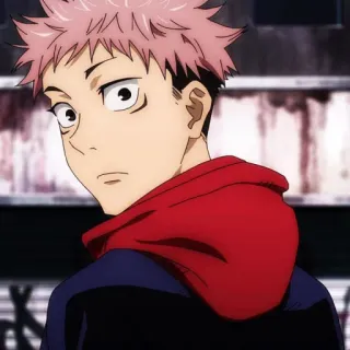 😐 Yuji Itadori Jujutsu Kaisen Аниме, Манга, Юдзи Итадори, Jujutsu Kaisen, Персонаж telegram sticker