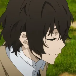 🍩 Osamu Dazai Bungou Stray Dogs Anime, Osamu Dazai, Bungo Stray Dogs, Dazai telegram sticker