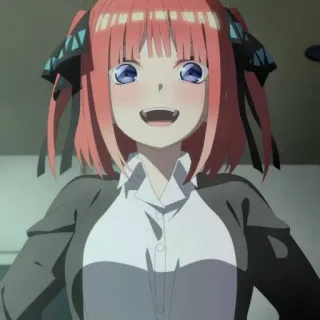 🦋 Nino Nakano The Quintessential Quintuplets Anime, Chica, Sonriendo, Nino, The Quintessential Quintuplets telegram sticker