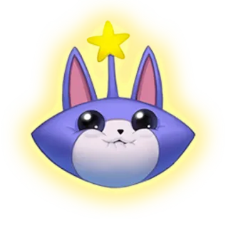 😺 gatto, carino, stella, adesivo, animale, cartone animato telegram sticker