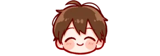 😊 Anime, Słodkie, Szczęśliwy, Chibi, Kawaii telegram sticker