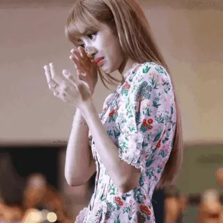 🥂 Lisa orang, wanita, perempuan, gaun, bunga, menangis, sedih telegram sticker
