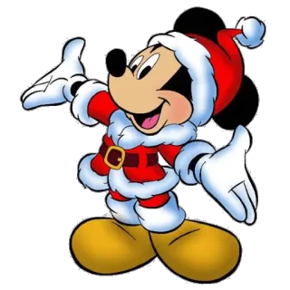 🎅 Mickey Mouse mickey mouse, natale, cartoni animati, disney, vacanze telegram sticker
