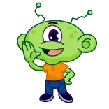 Galaktion from @coin_galaxy_news telegram stickers