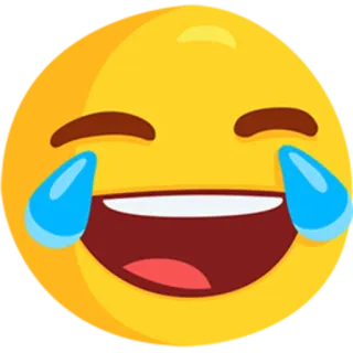 😂 emoji, rire, pleurer, visage, joie telegram sticker