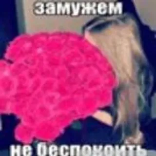 🧅 замужем
не беспокоить woman, married, bouquet, pink, flowers, unavailable whatsapp sticker