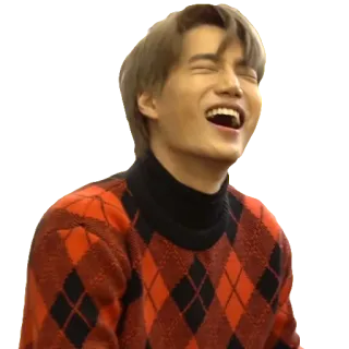 😂 rire, heureux, excité, homme, souriant, joyeux whatsapp sticker
