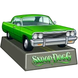 🎁 Snoop Dogg auto, verde, lowrider, snoop dogg, veicolo telegram sticker