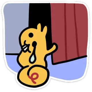 😵 Cartoon, weinend, traurig, Emotion, Schnecke, süß, Sticker telegram sticker