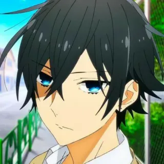 😠 Izumi Miyamura Horimiya Anime, Manga, Horimiya, Izumi Miyamura, Personaje, Escuela, Lindo telegram sticker