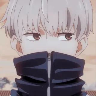 ☁️ Toge Inumaki Jujutsu Kaisen Аниме, Манга, Тоге Инумаки, Jujutsu Kaisen, Персонаж, Стикер telegram sticker