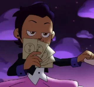 🔮 Luz Noceda The Owl House Dessin animé, Animé, Sorcière, Cartes, Magie telegram sticker