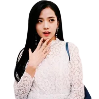 😱 Jisoo jisoo, kpop, blackpink, sängerin, koreanisch, mode, frau whatsapp sticker