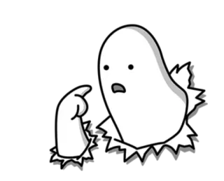 🌫 Мультфильм, Жест, Средний палец, Юмор, Оскорбительный whatsapp sticker