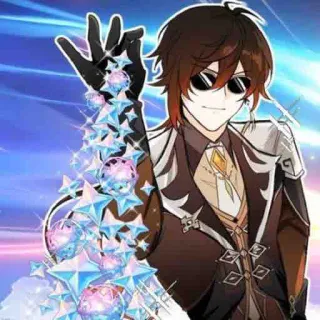💠 Zhongli Genshin Impact Аниме, Видеоигра, Персонаж, Genshin Impact, Чжун Ли telegram sticker
