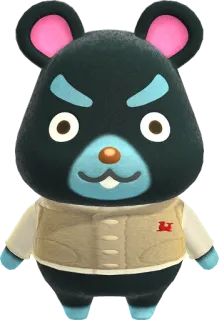 🐹 Hamphrey Animal Crossing Tier, Videospiel, Maus, Charakter, süß telegram sticker
