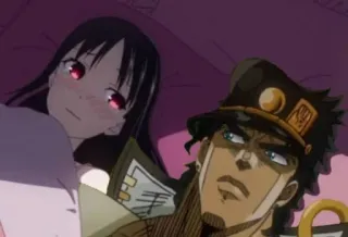 😋 Jotaro Kujo JoJo's Bizarre Adventure Anime, Le Bizzarre Avventure di JoJo, Jotaro, Manga, Personaggio whatsapp sticker