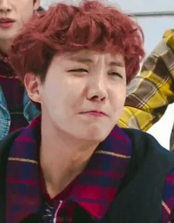 😬 J-Hope J-Hope, K-pop, 偶像, 歌手, BTS, 舞者, 说唱歌手 telegram sticker