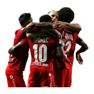 👥 football, équipe, team, célébration, athlètes whatsapp sticker