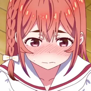 🌸 Sumi Sakurasawa Rent-A-Girlfriend Аниме, Милый, Румянец, Девушка, Суми Сакурасава, Rent a Girlfriend telegram sticker
