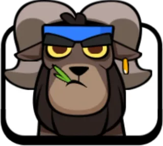 🐏 bélier, animal, sérieux, dessin animé, chèvre telegram sticker