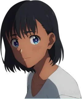 😳 Аниме, Девушка, Персонаж, Анимация telegram sticker