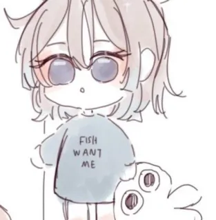 🧼 FISH
WANT
ME süß, Anime, Fisch, Cartoon, Figur, Meme telegram sticker