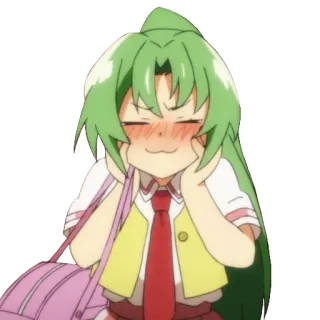 🥺 Anime, Chica, Uniforme escolar, Dibujo animado whatsapp sticker