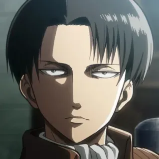 🏹 Levi Ackerman Attack on Titan Levi, Ackerman, Atak Tytanów, Anime, Manga, Kapitan Levi, AOT telegram sticker