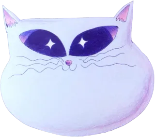 ✨ gato, animal, lindo, kawaii, mascota, dibujos animados, pegatina telegram sticker