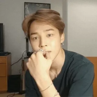 ⛵️ Jimin K-Pop, Música, BTS, Cantante, Ídolo, Coreano, Masculino, Persona whatsapp sticker