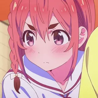 🤔 Sumi Sakurasawa Rent-A-Girlfriend anime, girl, cute, sumi sakurasawa, rent-a-girlfriend, pink hair telegram sticker