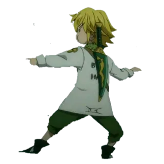 🌚 Meliodas The Seven Deadly Sins Boar Hat anime, Meliodas, The Seven Deadly Sins, sticker telegram sticker