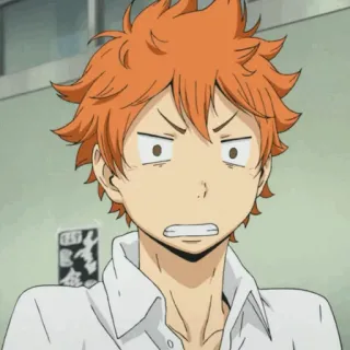 🥂 Hinata Shoyo Haikyuu!! Anime, Mangá, Haikyuu, Hinata, Shoyo, Personagem, Engraçado telegram sticker