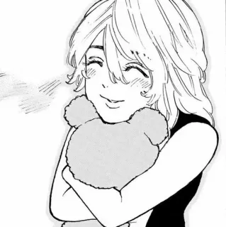 🎭 Anime, Manga, Personaje, Chica, Sonriendo, Lindo/a whatsapp sticker