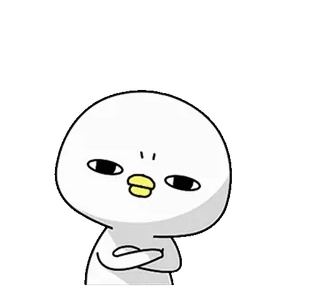 ⭐ 만화, 캐릭터, 오리, 귀여운, 웃긴, 표정 telegram sticker
