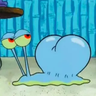 🧽 Gary the Snail Spongebob Squarepants escargot, animal de compagnie, dessin animé, Gary, SpongeBob whatsapp sticker