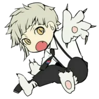 🐯 Atsushi Nakajima Bungou Stray Dogs Anime, Mangá, Chibi, Atsushi Nakajima, Bungou Stray Dogs telegram sticker