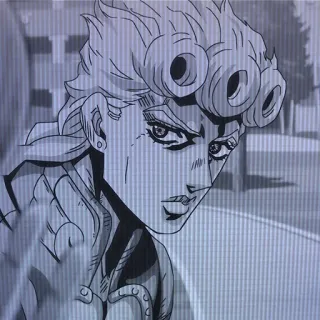 😠 Giorno Giovanna JoJo's Bizarre Adventure Anime, Manga, Jojo, Giorno Giovanna, Karakter telegram sticker