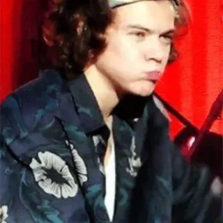 🥺 Harry Styles musician, singer, celebrity, portrait, harry styles telegram sticker