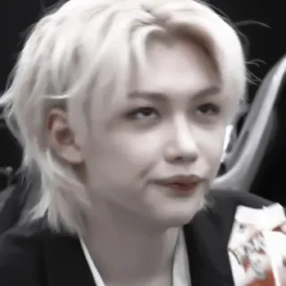🍩 Felix K-Pop, Stray Kids, Felix, cantor, Idol, retrato telegram sticker
