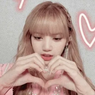 🥀 Lisa kpop, lisa, blackpink, cantora, coração, amor, idol telegram sticker