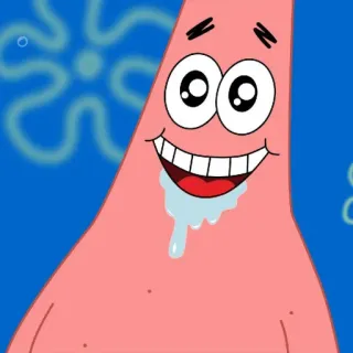 🍔 Patrick Star Spongebob Squarepants patrick estrela, spongebob, desenho animado, nickelodeon, pateta, fofo, engraçado whatsapp sticker