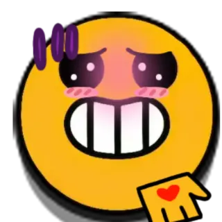 ❤️‍🔥 emoji, heart, cute, blush, love, happy telegram sticker