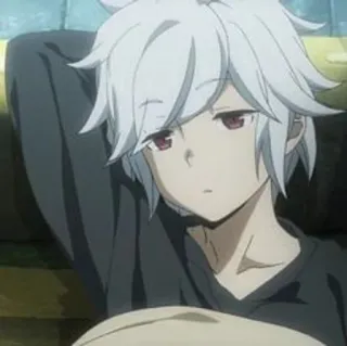 🗻 Bell Cranel Is It Wrong to Try to Pick Up Girls in a Dungeon? Anime, Bell Cranel, capelli bianchi, dungeon, fantasy, DanMachi telegram sticker
