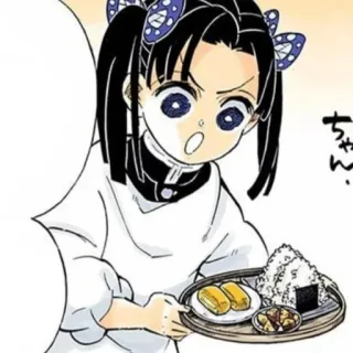 😯 ちゃん Anime meisje, Eten, Leuk, Manga, Japans telegram sticker